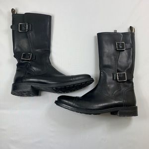 Coach Mens Clifford High Leather Boots Size 11 1/2